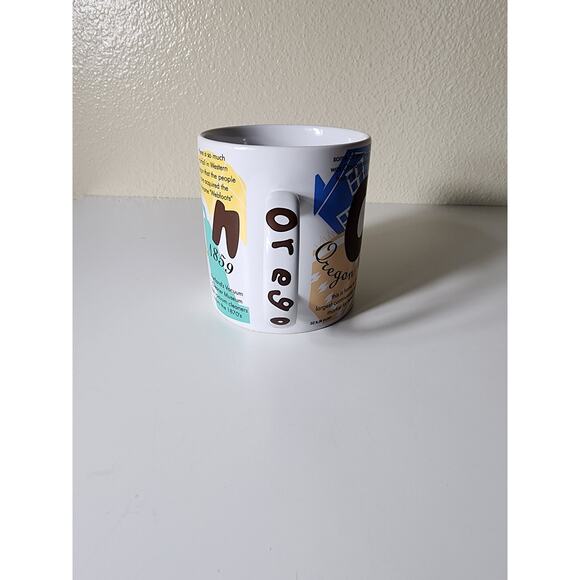 STARBUCKS 1997 States of Bean OREGON Collector's Series Large 20oz Coffee Mug - Picture 5 of 10